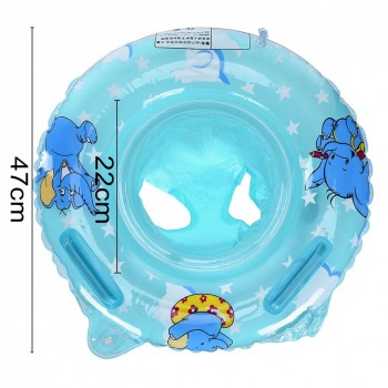 New Double Handle Safety Baby Seat Float Swim Ring Inflatable Infant Kids Swimming Pool Rings Water Toys Swim Circle for Kids