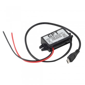 Car Charger DC Converter Module 12V To 5V 3A 15W with Micro USB Cable