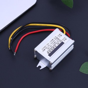 Aluminum Shell Car DC-DC Power Converter 9V-40V to 5V 10A Max Vehicle Charger Power Supply Inverter Step Down Buck Module