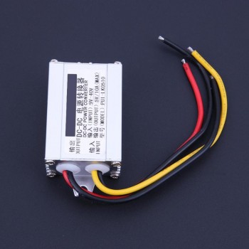 Aluminum Shell Car DC-DC Power Converter 9V-40V to 5V 10A Max Vehicle Charger Power Supply Inverter Step Down Buck Module