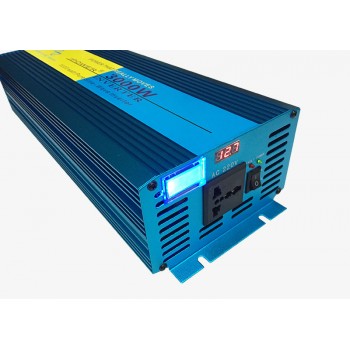 Digital Display PURE SINE WAVE POWER INVERTER 3000W/6000W MAX DC 12V To AC 220V CAMPING BOAT SINEWAVE