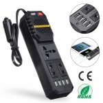 200 W Watts Car Cigarette Inverter 12 V to 220 Volt DC to AC Converter 4 USB 3.1A Charger Wave Auto Adapter Voltage Transformer