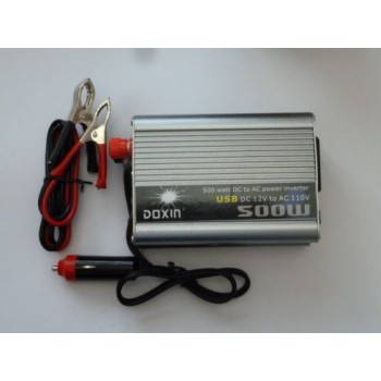 Wholesale DC 12/24V to AC 110/220V 500W Modified Sine Wave USB charger Car Power Inverter converter voltage transformer