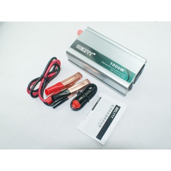 Free Shipping Top quality  1000w car power inverter dc 12 ac 220 dc to ac inverter for car home use