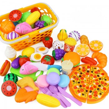 12-31PCS Cutting Fruit Vegetable Food Pretend Play Do House Toy Childrens Kitchen Kawaii Educational Toys Gift for Girl Kids