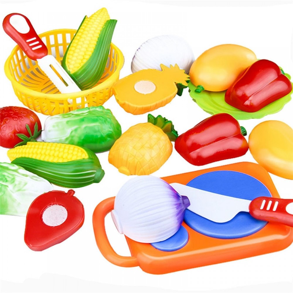 Hot 12PC Cutting Fruit Vegetable Pretend Play Children Kid Educational Toy Levert Dropship Oct 07