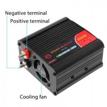 300W/400W/500W/600W Power Inverter Converter DC 12V to 220V AC Cars Inverter with Car Adapter