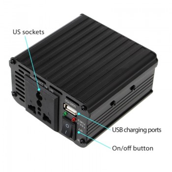 300W/400W/500W/600W Power Inverter Converter DC 12V to 220V AC Cars Inverter with Car Adapter