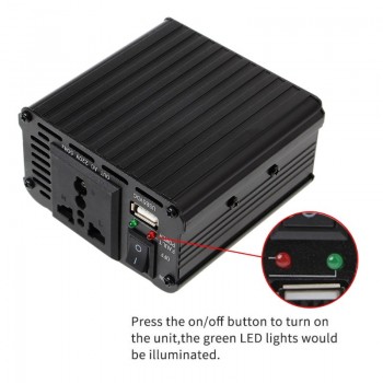 300W/400W/500W/600W Power Inverter Converter DC 12V to 220V AC Cars Inverter with Car Adapter