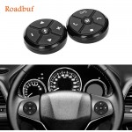 Universal Car Steering Wheel Remote Control Key Music Wireless DVD GPS Navigation Radio Control Buttons Black