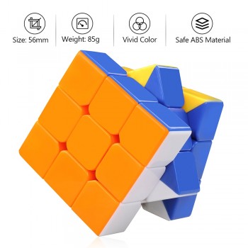 D-FantiX Cyclone Boys 3x3x3 Magic Cube Professional Speed Cubes 3x3 Puzzles 3 by 3 Speedcube (56mm)