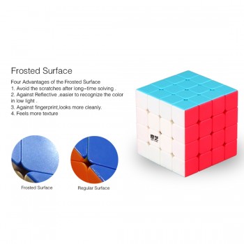 2017 New QiYi Yuan S 4x4 Magic Cube Puzzle Speed Cube