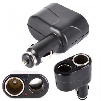 2 Way Car Cigarette Lighter Socket Adapter Charger Socket Splitter Lighter