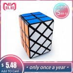 LeadingStar Strange-shape Magic Speed Cube 3rd Cube Professional Speed Puzzle Cubes Cubo Magico Double Fish Cube Learning