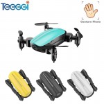 Teeggi T10 Mini Drone with Camera HD Foldable WiFi FPV RC Quadcopter Headless Mode Altitude Hold VS S9 Micro Pocket Selfie Dron