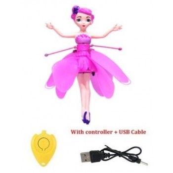 Flying Fairy Magical Princess Cute Dolls Toy Infrared Induction RC Helicopter Flying Quadcopter Drone Dolls Kids Toys Best Gifts