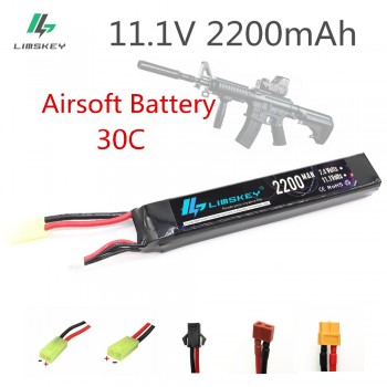 Limskey 11.1V 2200mAh 30C Max 60C 3S Mini Airsoft gun RC Model Helicopter Quadcopter RC LiPo Battery Airsoft Gun Battery