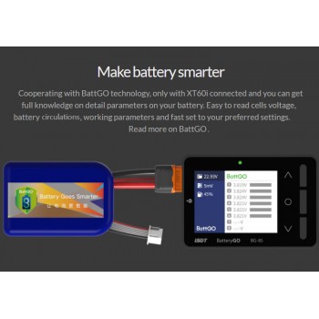 ISDT BattGo BG-8S Smart Battery Checker Balancer Receiver Signal Tester Quick Charge Function