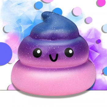 Exquisite Fun Galaxy Poo Scented Squishy Squeeze oyuncak Antistress funny Charm Slow Rising Stress Reliever Toy Novelty ye11.7