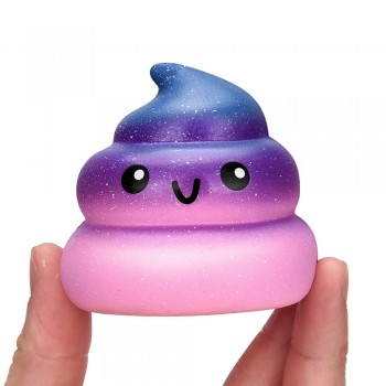 Exquisite Fun Galaxy Poo Scented Squishy Squeeze oyuncak Antistress funny Charm Slow Rising Stress Reliever Toy Novelty ye11.7