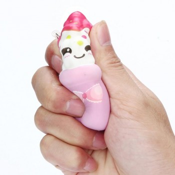 #5001 Squishies Kawaii Ice Cream Slow Rising Cream Scented Keychain Stress Relief Toys DROPSHIPPING New Freeshipping Hot sales