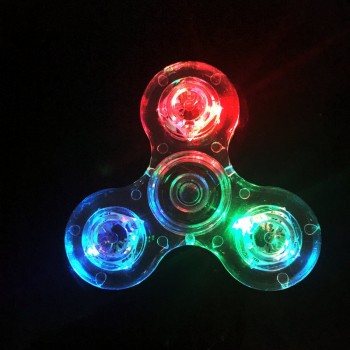 New Light Fidget Spinner Led Stress Hand Spinners Glow In The Dark Figet Spiner  EDC Anti-stress Finger Spinner