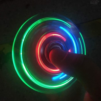 New Light Fidget Spinner Led Stress Hand Spinners Glow In The Dark Figet Spiner  EDC Anti-stress Finger Spinner