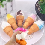 10cm Ice Cream squeeze toy Simulation Cake Slow Rising Straps Bread Toys Strap Ice cream toy Squishes