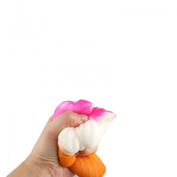 10cm Ice Cream squeeze toy Simulation Cake Slow Rising Straps Bread Toys Strap Ice cream toy Squishes