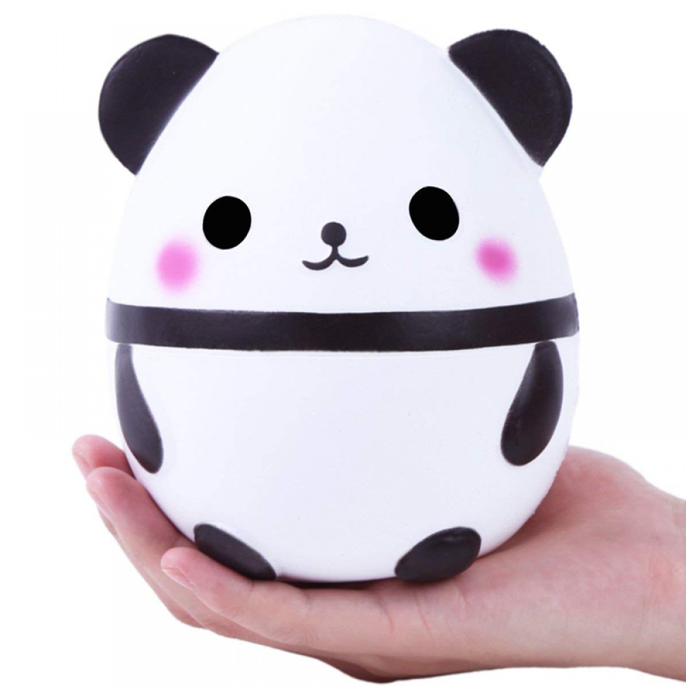 New Jumbo Kawaii Panda Squishy Slow Rising Creative Animal Doll Soft Squeeze Toy Bread Scented Stress Relief Fun for Kid Gift