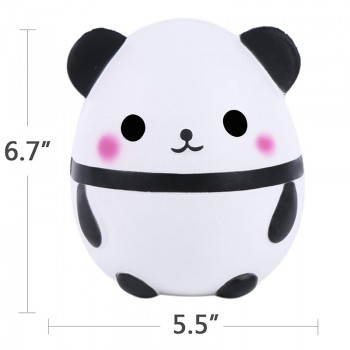 New Jumbo Kawaii Panda Squishy Slow Rising Creative Animal Doll Soft Squeeze Toy Bread Scented Stress Relief Fun for Kid Gift