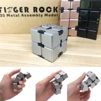 Hot Original Infinity Cube 2 Metal High Quality EDC Creative Infinity Cube Toy Anti Stress Magic Hand Spinner Adult ADHD Oyuncak