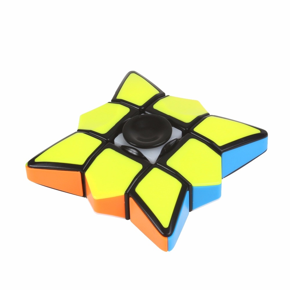 Finger Spinner Cube Toy Children Kids 3x3x1 Fidget Infinity Puzzle Cube Toys