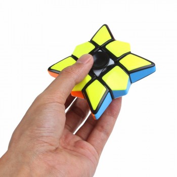 Finger Spinner Cube Toy Children Kids 3x3x1 Fidget Infinity Puzzle Cube Toys