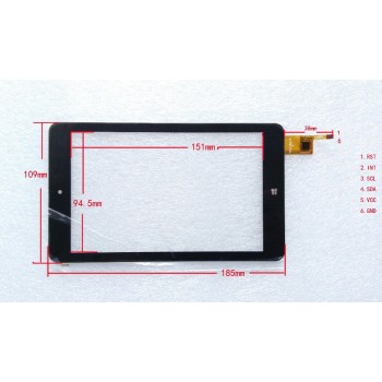 7inch  USB interface capacitive touchscreen  FOR CARPC 1280*800 LCD win10  Android Linux Raspberry Pi DIY