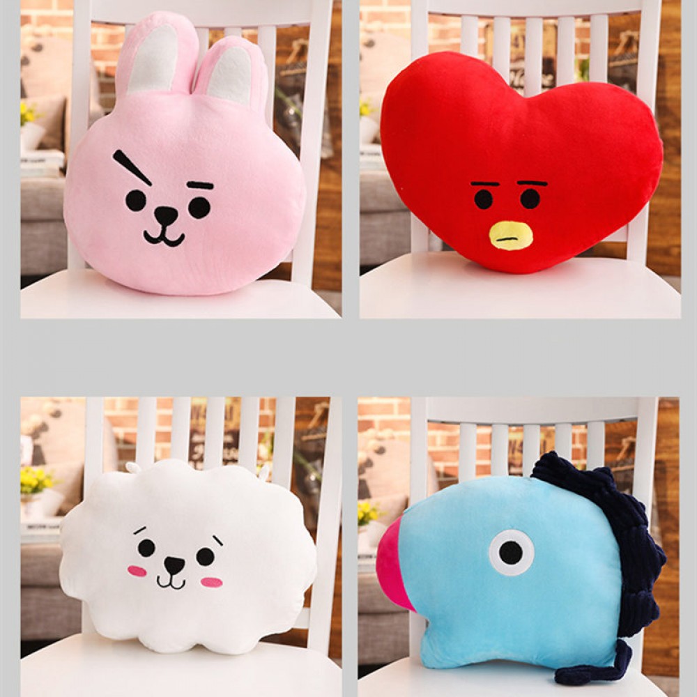 40CM KPOP BTS BT21 ARMY VAN SHOOKY COOKY TATA CHIMMY SHOOKY Pillow Stuffed Plush Toy Doll Cushion Hugging Costume Decor