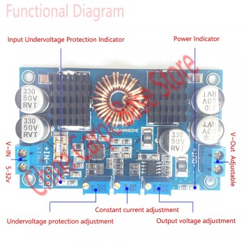 DC To DC  LTC3780 Regulated Power Supply Constant Output Carpc