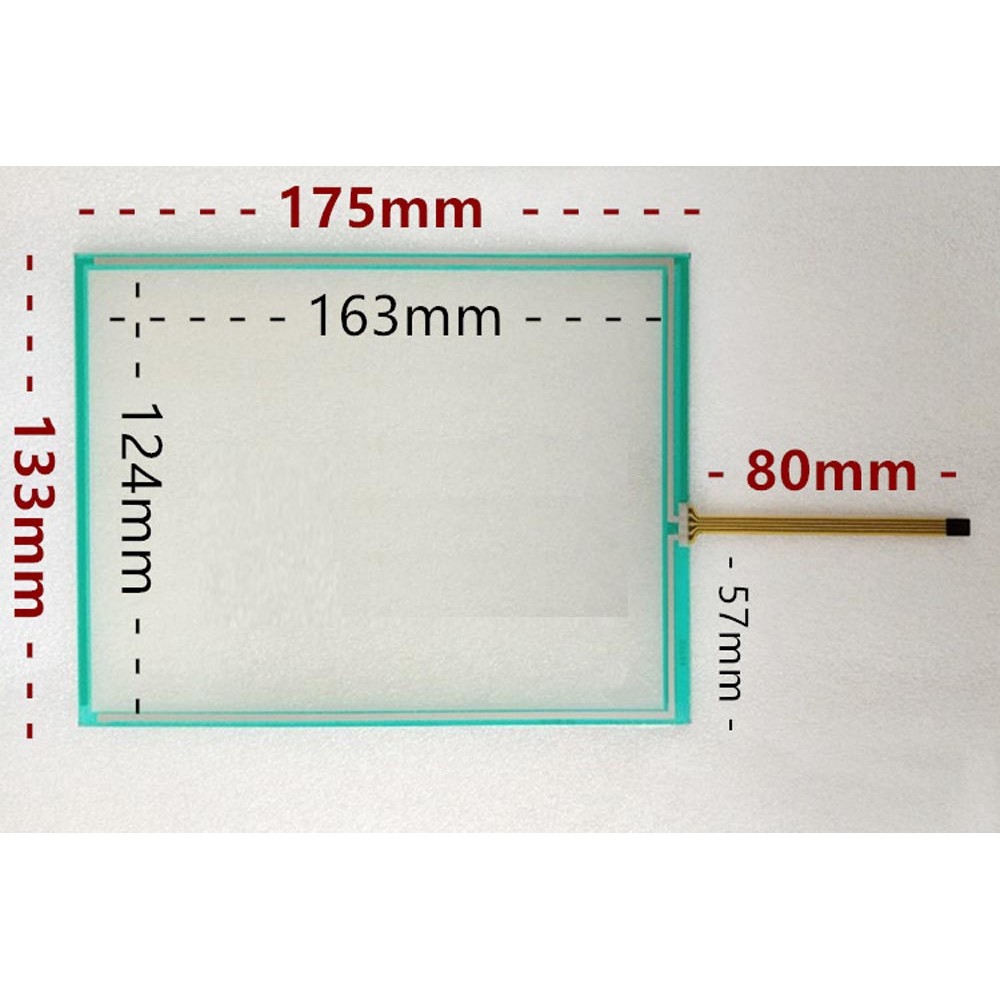 New 7.8 inch 8 inch 4-wire resistive touch screen 175*133 four-wire industrial grade industrial computer touch screen