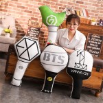 60cm Kawaii Plush Pillow Stuffed Toys BTS EXO WANNA ONE GOT7 Light Stick Shape Pillow Cushion Special Gifts For Fans