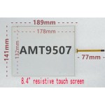 New AMT9507 standard screen 8.4 inch 4-wire resistive touch screen Industrial industrial computer touch screen 189*141