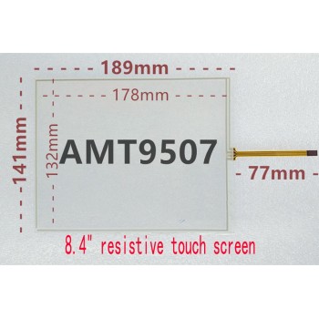 New AMT9507 standard screen 8.4 inch 4-wire resistive touch screen Industrial industrial computer touch screen 189*141