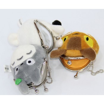 1 pcs cute Japan Anime Miyazaki TOTORO Plush Toys Unisex Wallet Multi-functional Bag Mini cartoon Pendant toy