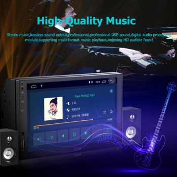 SWM A1 2Din 7 Touch Screen WiFi Car MP5 Player Android 8.1 Auto Bluetooth Stereo Video GPS Navigation FM AM Radio Media Player