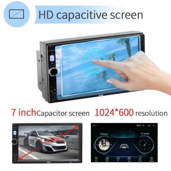 SWM A4 2 Din 7 Touch Screen Car MP5 Video Player Android 8.1 GPS Navi WiFi Bluetooth FM Radio 1GB 16GB Media Player With Camera