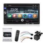 7 Inch 2 Din Car FM Bluetooth Multimedia Player Radio Video Stereo MP4 MP5 Player Car Rear View Camera for touch Screen