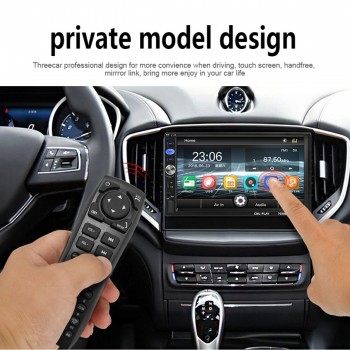 7 Inch 2 Din Car FM Bluetooth Multimedia Player Radio Video Stereo MP4 MP5 Player Car Rear View Camera for touch Screen