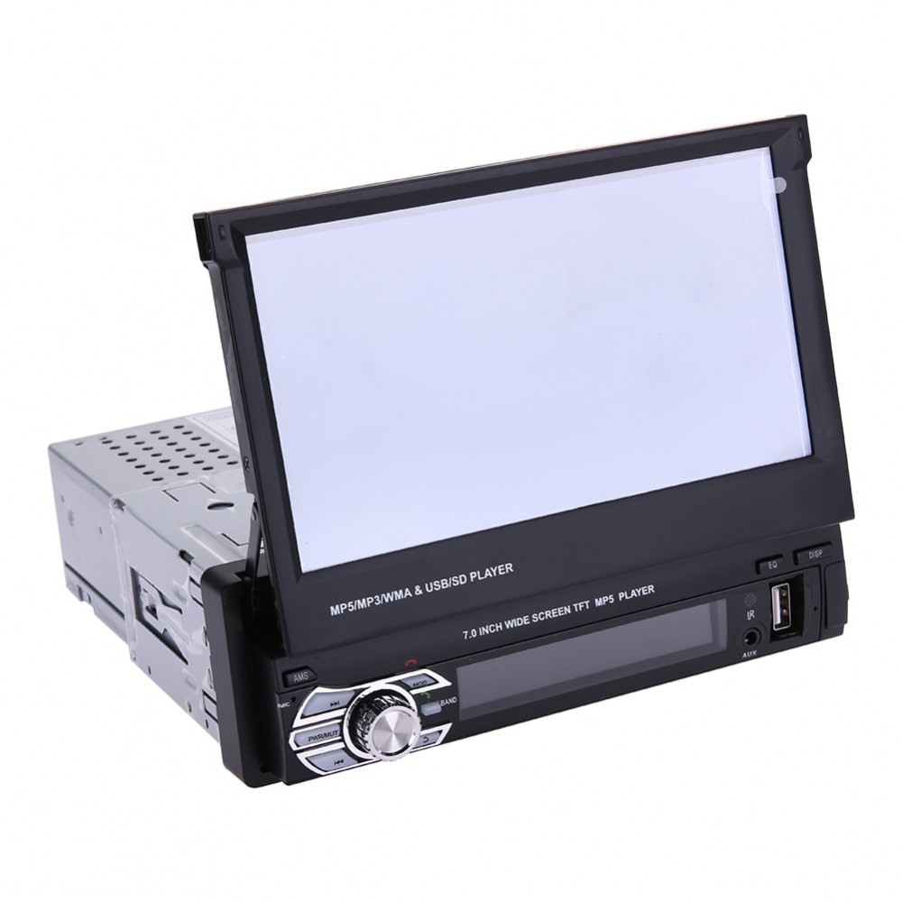 Universal 7 Inch Telescopic Large Screen Bluetooth Car MP5 Player Car Vehicle DVD FM/MP5 Auto Radio Player High Quality