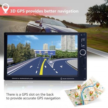 HEVXM 8011G 2-DIN 7 inch Car MP5 Player GPS Bluetooth With Navigation Reversing Camera Remote Control  FM