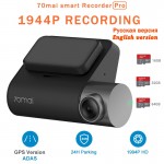 Xiaomi 70mai Pro IMX335 140 Degree FOV Smart Auto Voice Control Dash Cam 1944P HD Car DVR Camera 24H Defog ADAS Parking Monitor