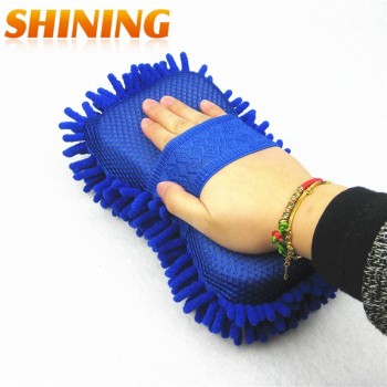 New Ultrafine Fiber Chenille Anthozoan Car Wash Washing Gloves Sponge Car Washer Supplies Multi-functional Magic Car Brush